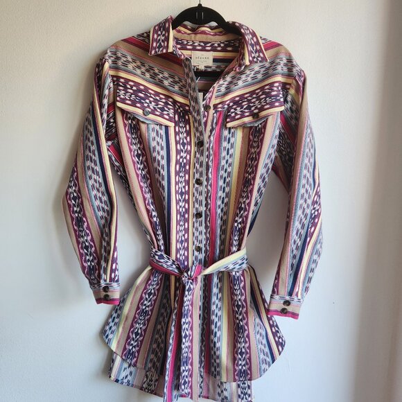 NWT Sézane Charmaine Long Sleeve Tunic Dress – Size M - Picture 1 of 13